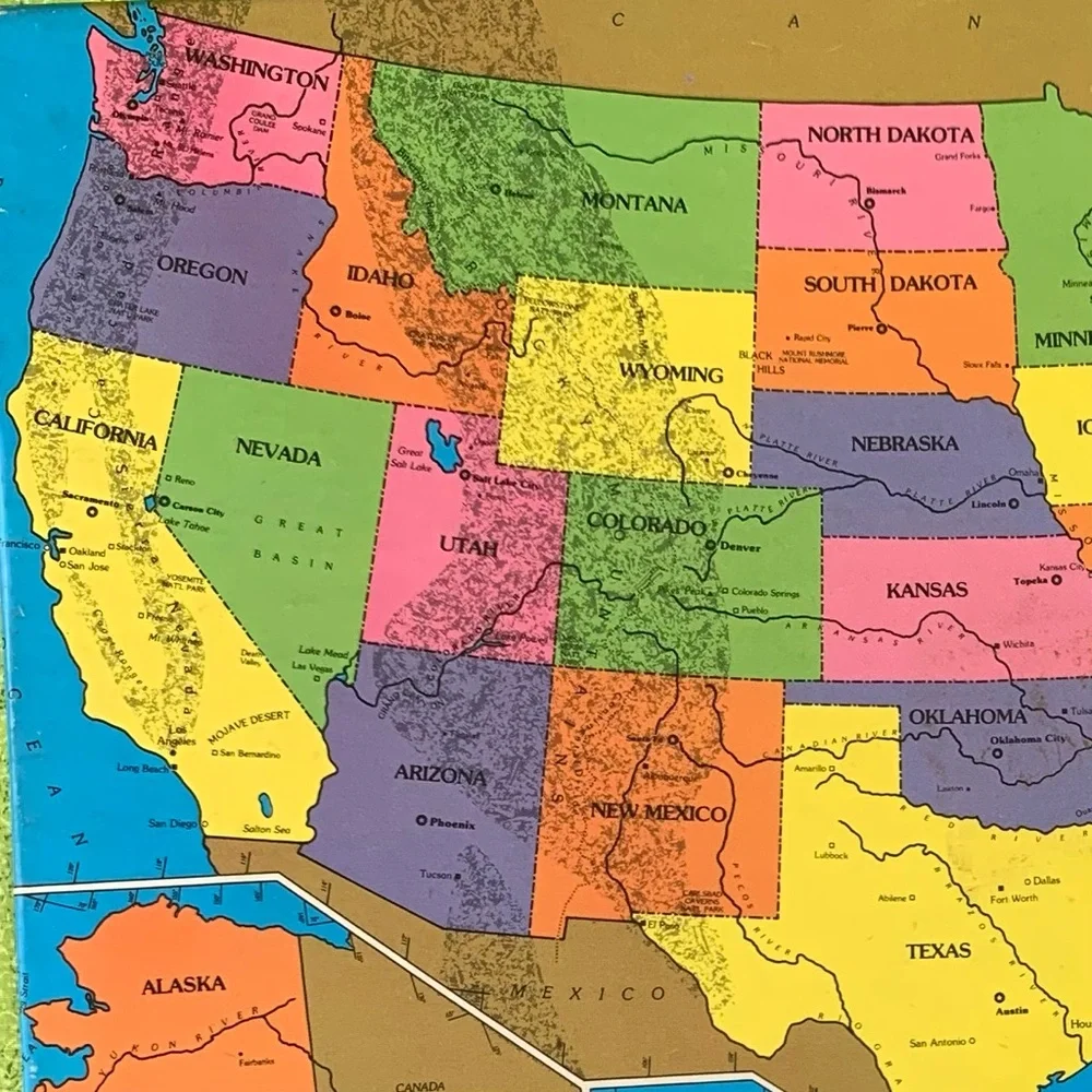 300-Piece United States Map Puzzle